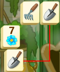 Mahjong Connect - 2 lines